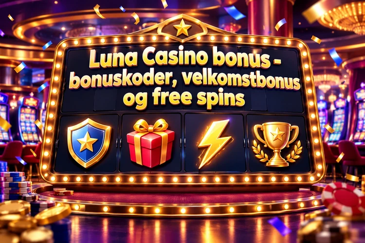 Luna Casino bonus - bonuskoder, velkomstbonus og free spins